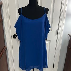 Royal blue dress